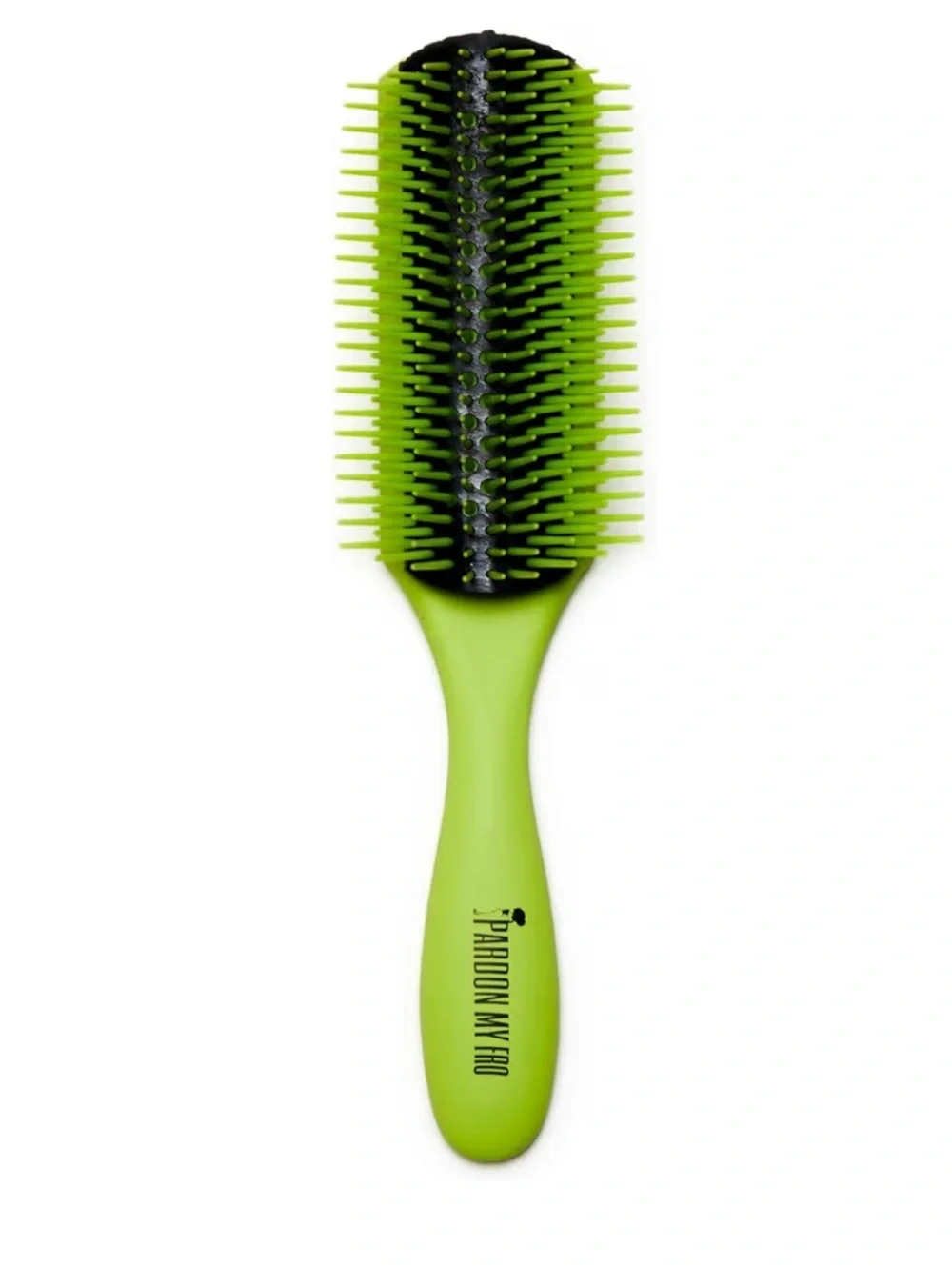 Pardon My Fro “I Don't Want No Tugs' Detangler Brush Green